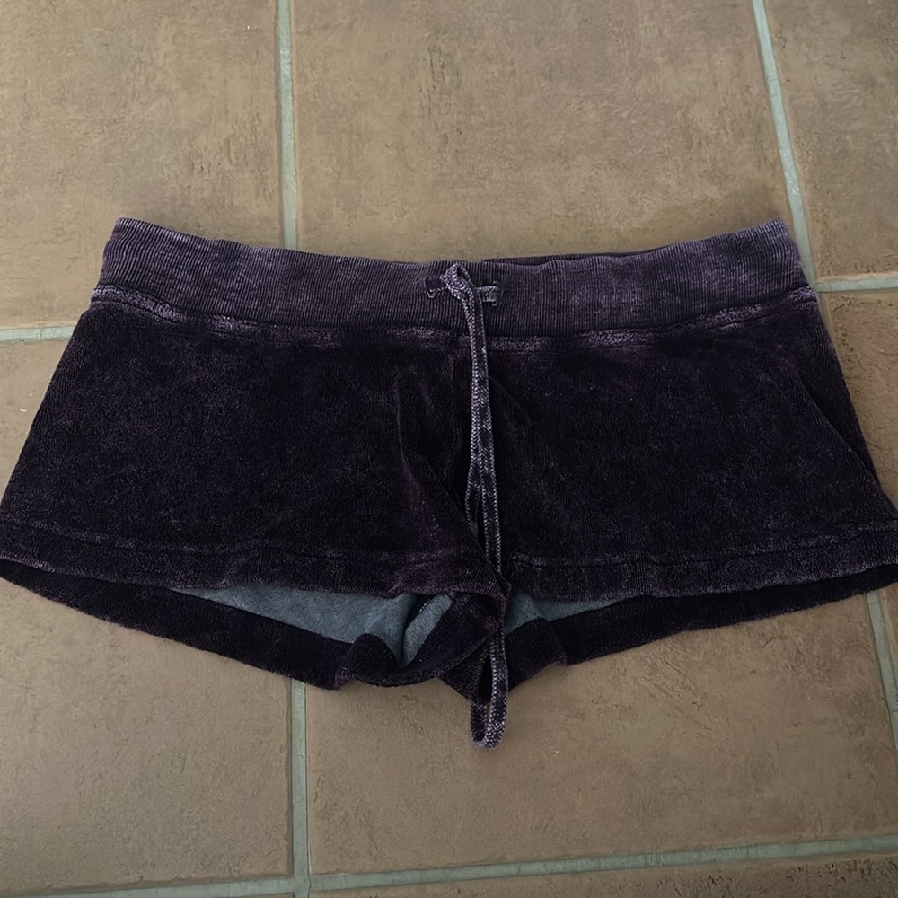 Purple hard tail shorts